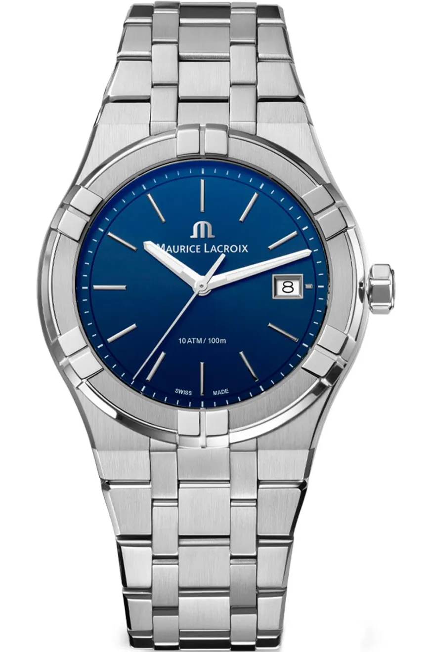 Мужские кварцевые часы MAURICE LACROIX AI1108-SS00F-430-C производства Швейцария