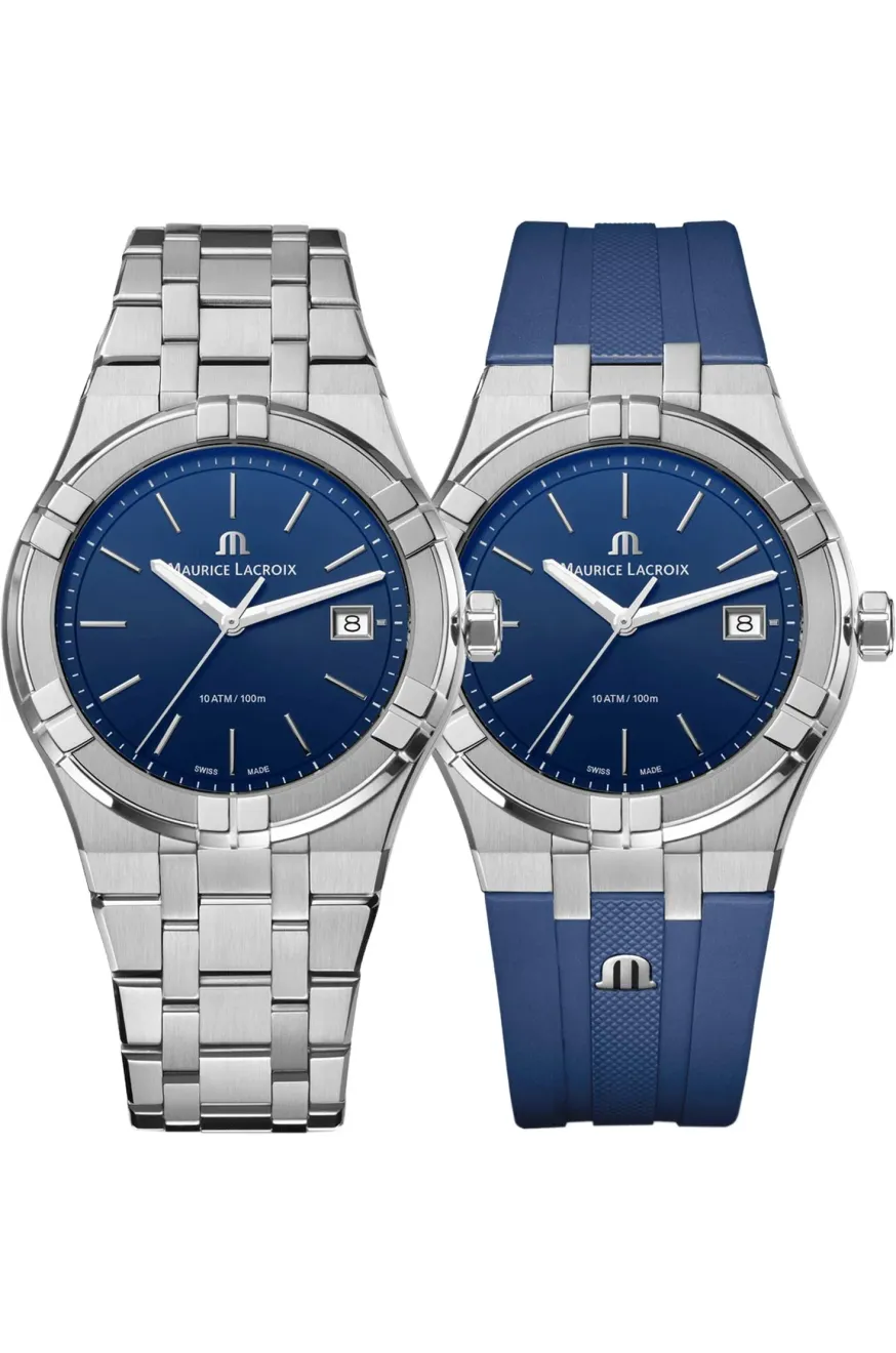 Мужские кварцевые часы MAURICE LACROIX AI1108-SS00F-430-C производства Швейцария