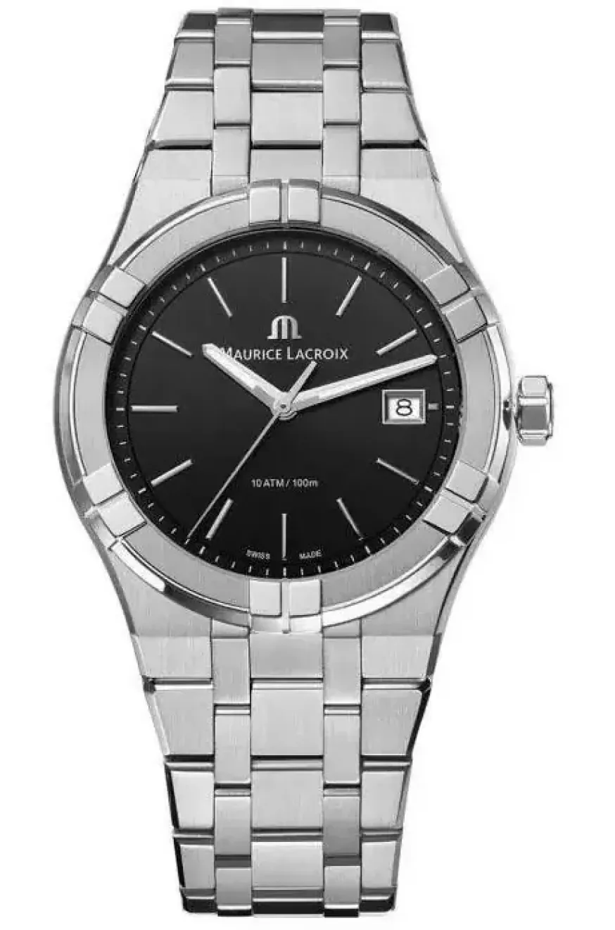Мужские кварцевые часы MAURICE LACROIX AI1108-SS00F-330-A производства Швейцария