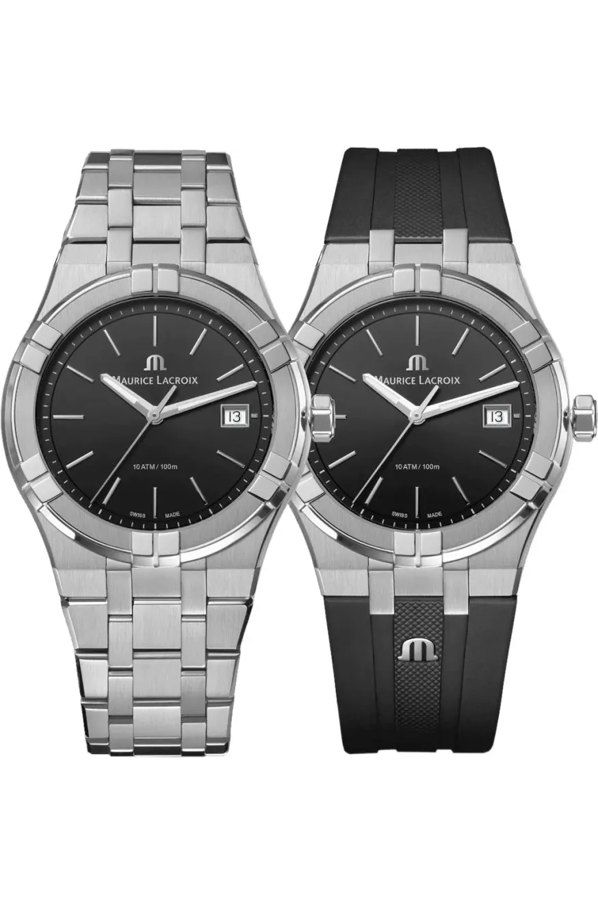 Мужские кварцевые часы MAURICE LACROIX AI1108-SS00F-330-A производства Швейцария