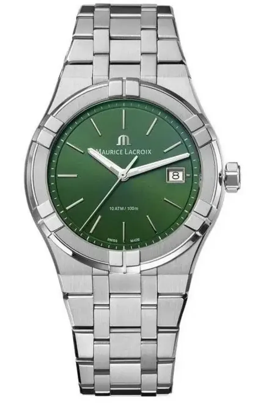 Мужские кварцевые часы MAURICE LACROIX AI1108-SS00F-630-D производства Швейцария